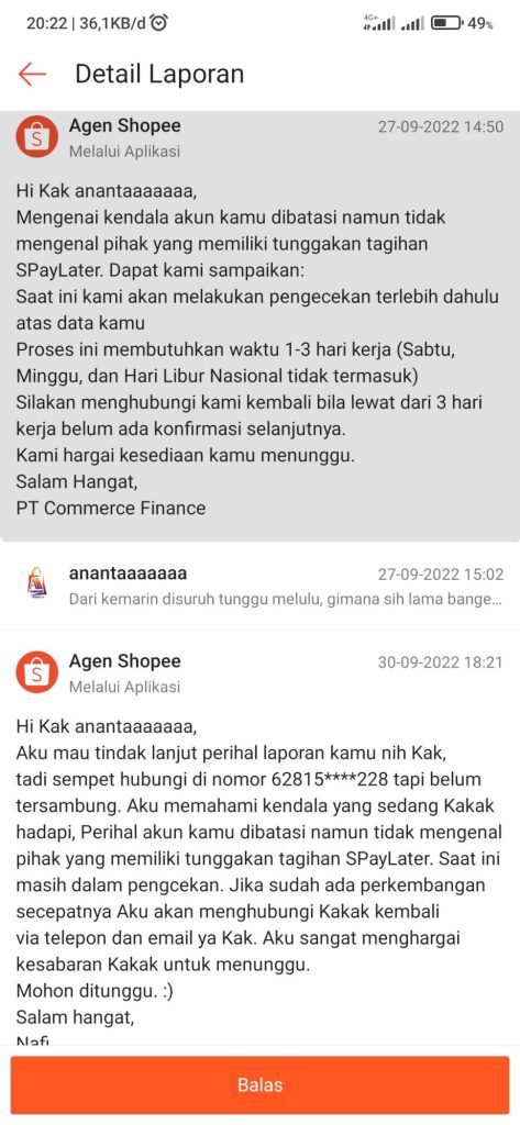 Akun Shopee Dibatasi Karena Tertaut Dengan Akun Tidak Dikenal Yang