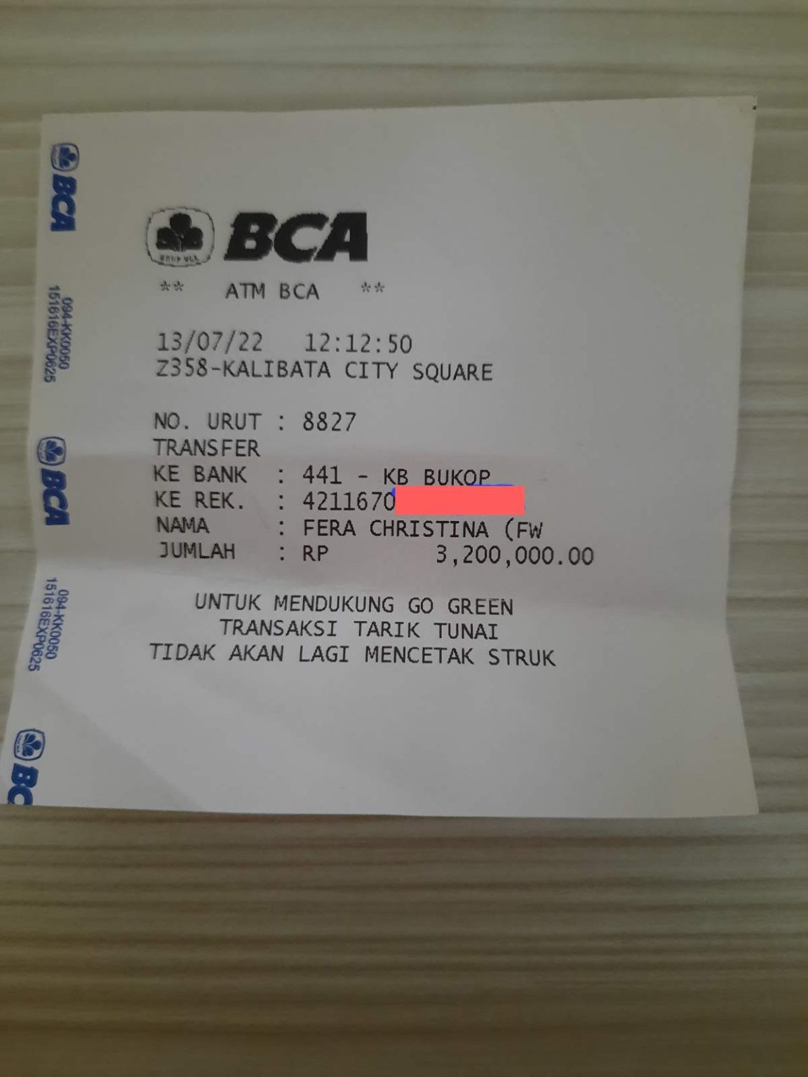 Menunggu Surat Pelunasan Bank Bukopin