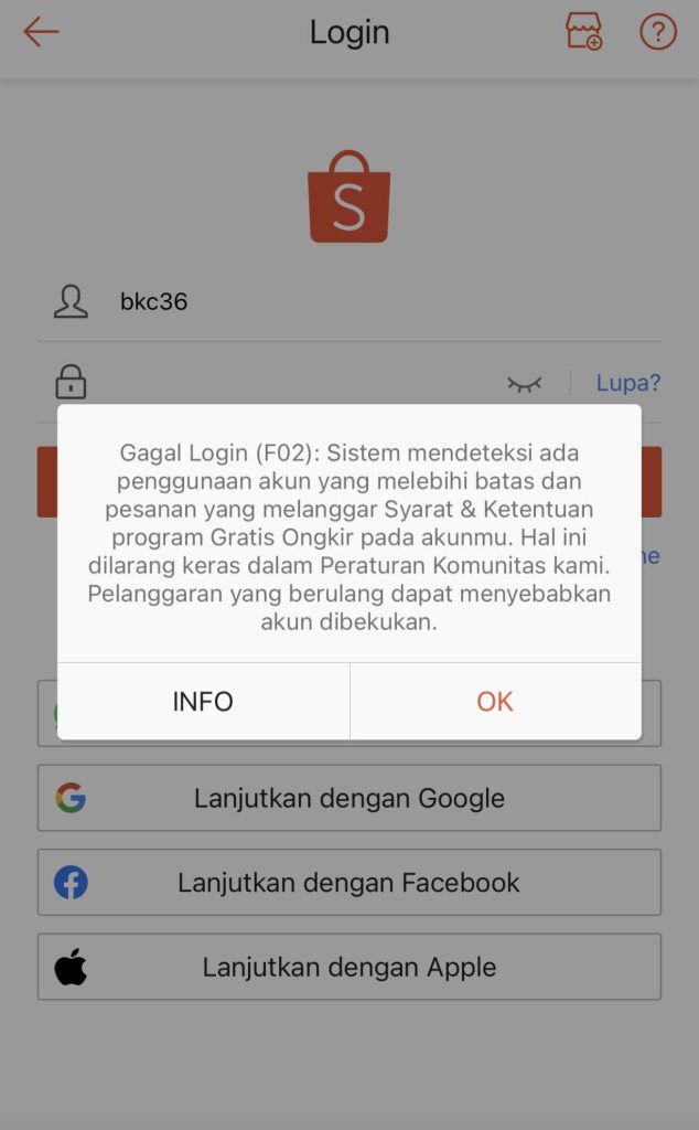 Shopee Membekukan Akun Saya Karena Terlalu Banyak Belanja Tanpa Alasan