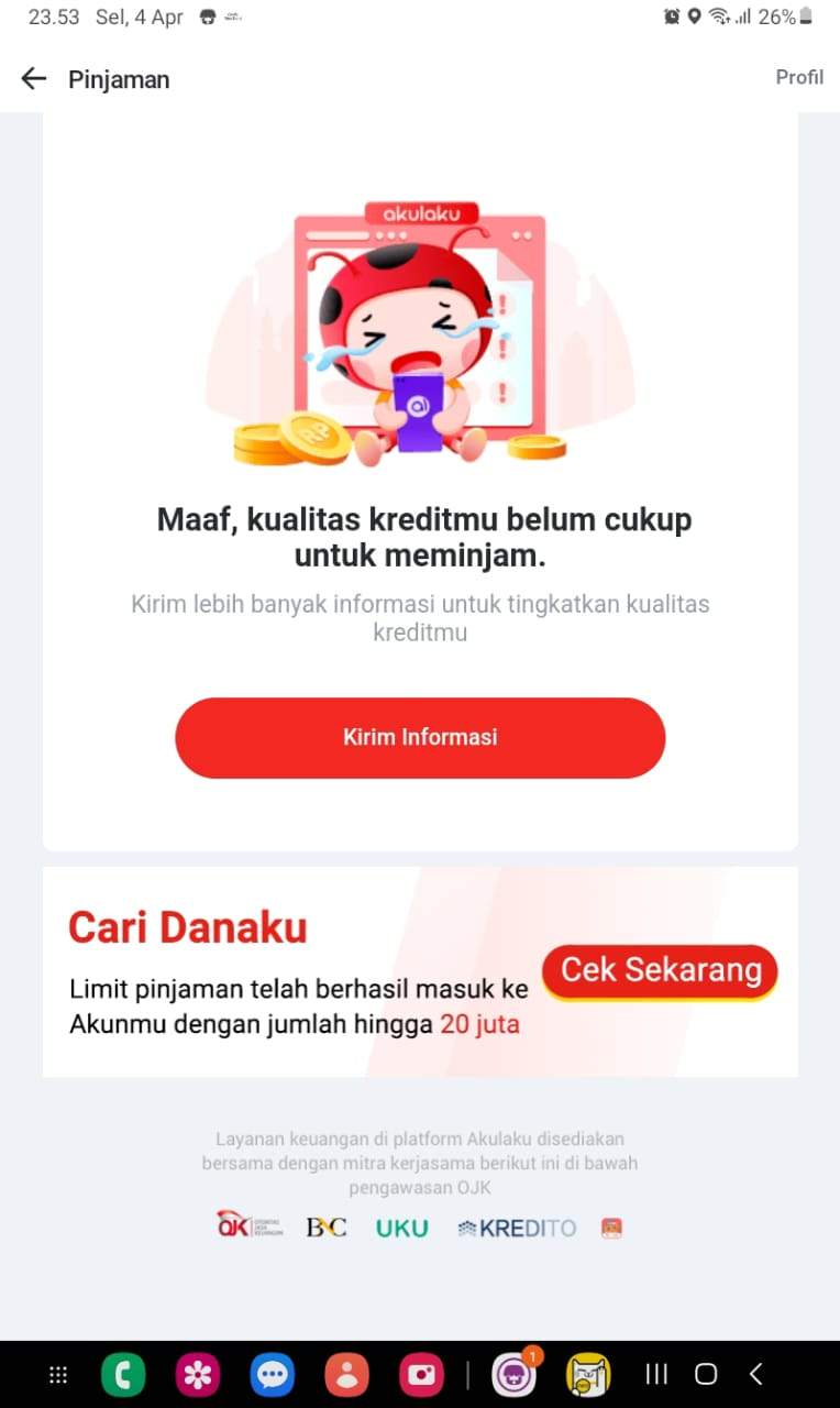 Kredit Limit Akulaku Hanya Gimmick