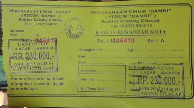 Tarif Bus DAMRI Naik Lebih dari 100% - Media Konsumen