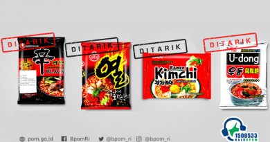 Inilah Mi Instan Korea yang Ditarik Dari Peredaran oleh Badan POM Karena Mengandung Babi Inilah Mi Instan Korea yang Ditarik Dari Peredaran oleh Badan POM Karena Mengandung Babi