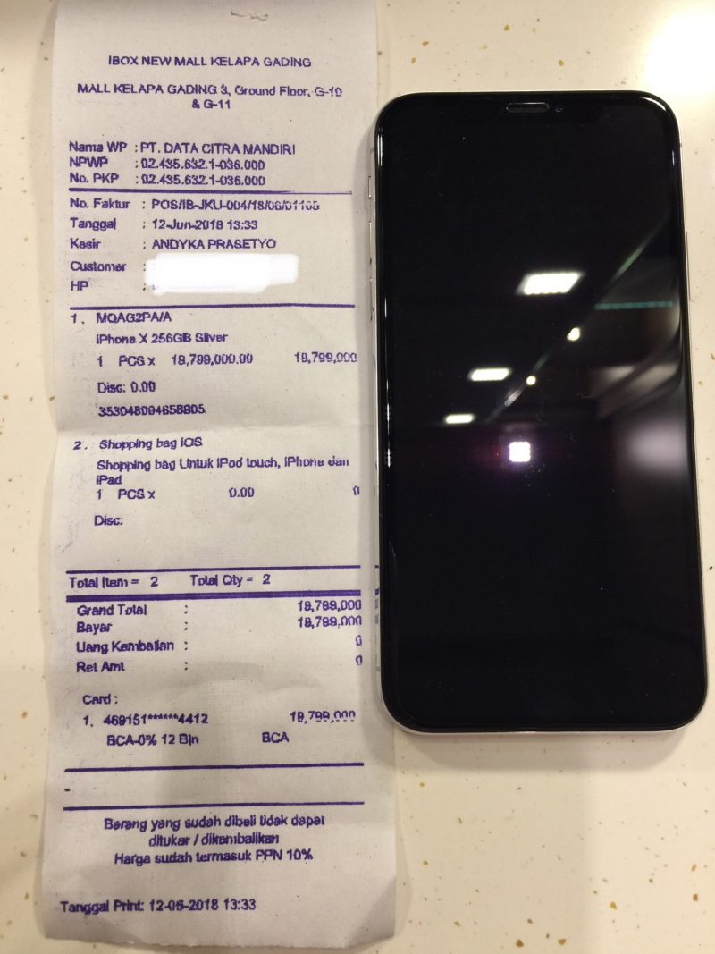Baru Beli Iphone X Di Ibox Mall Kelapa Gading 3 Hari Kemudian Rusak Media Konsumen