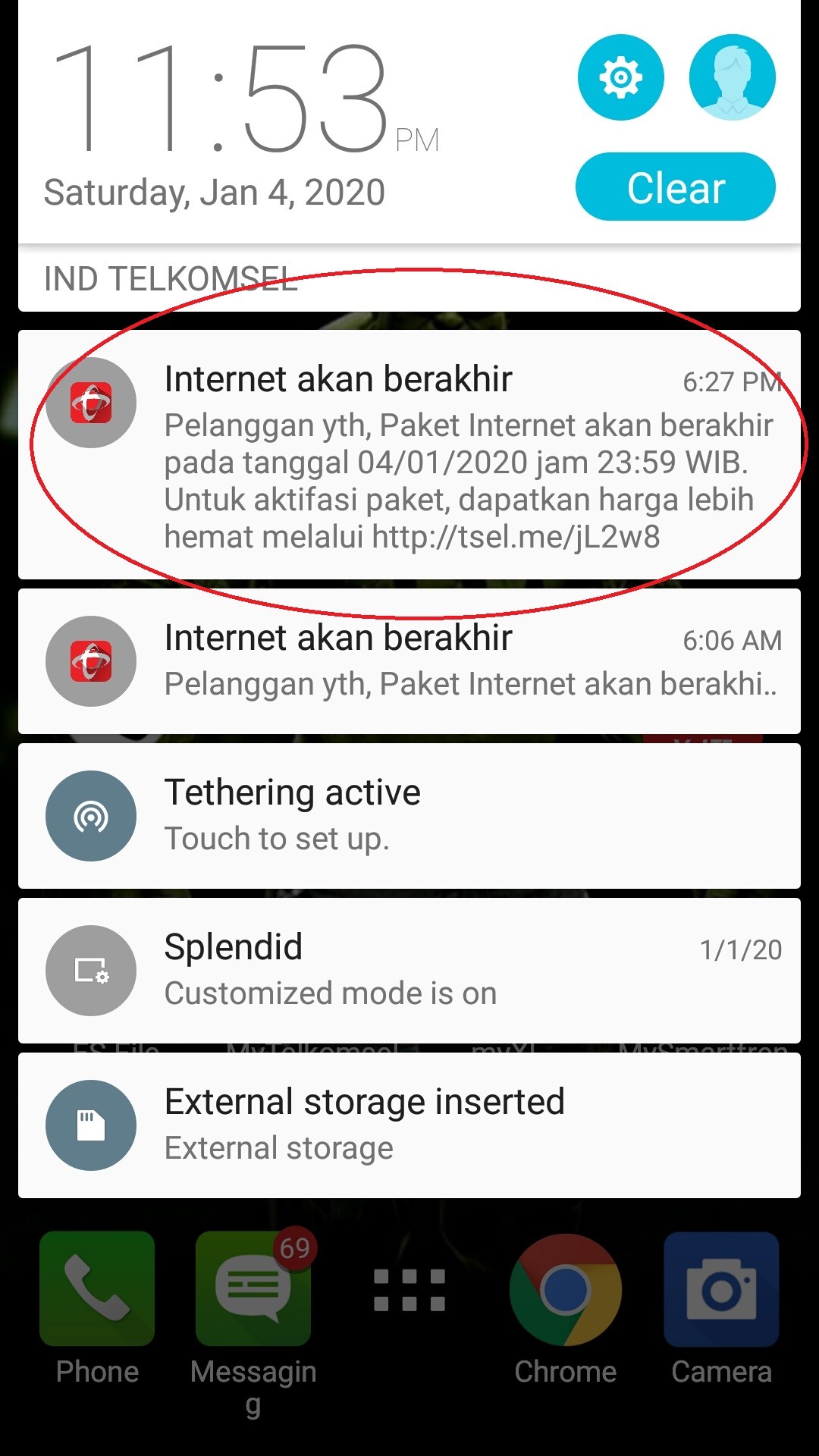 Pulsa Telkomsel Terpakai untuk Internet padahal Paket Internet Masih