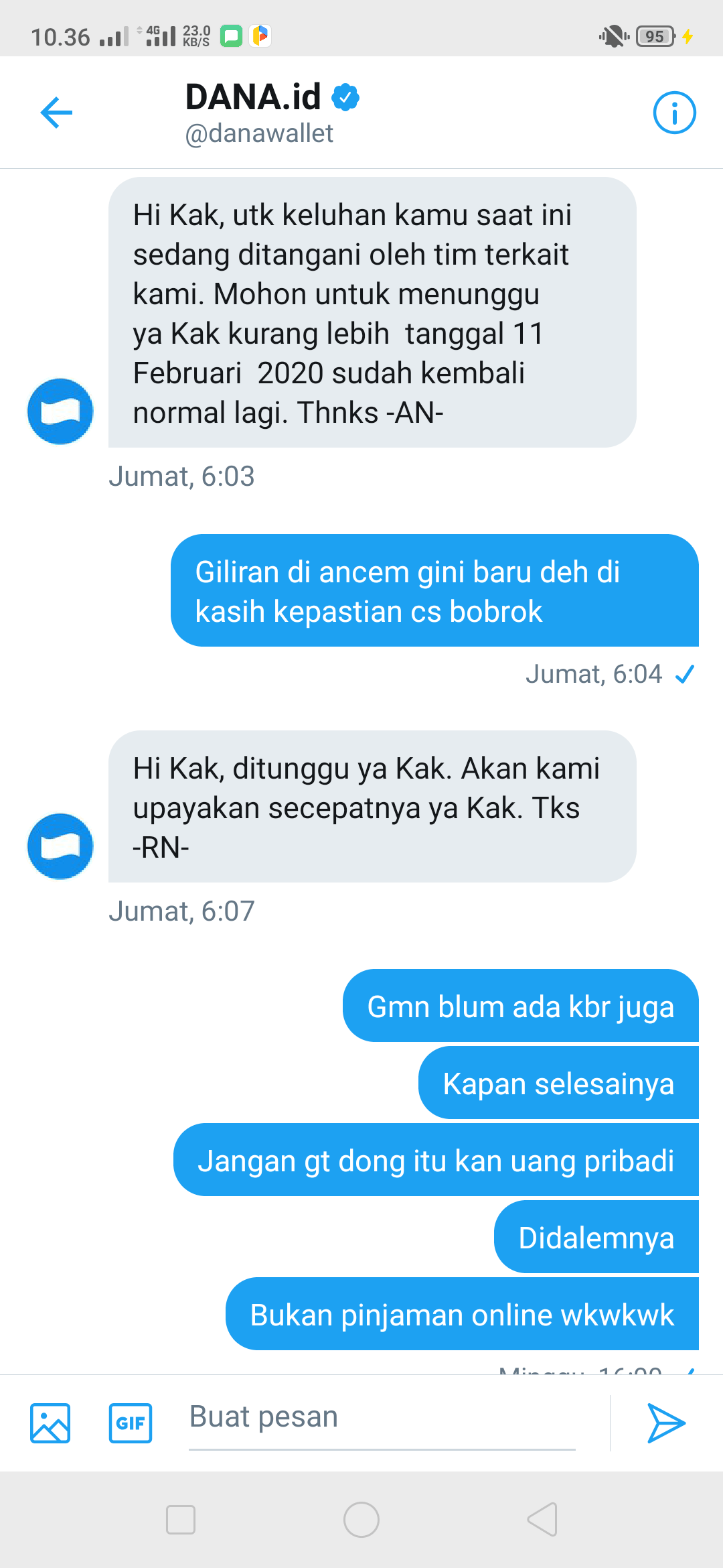 Akun Dana Tibatiba Dibekukan dan Tidak Bisa Dipakai