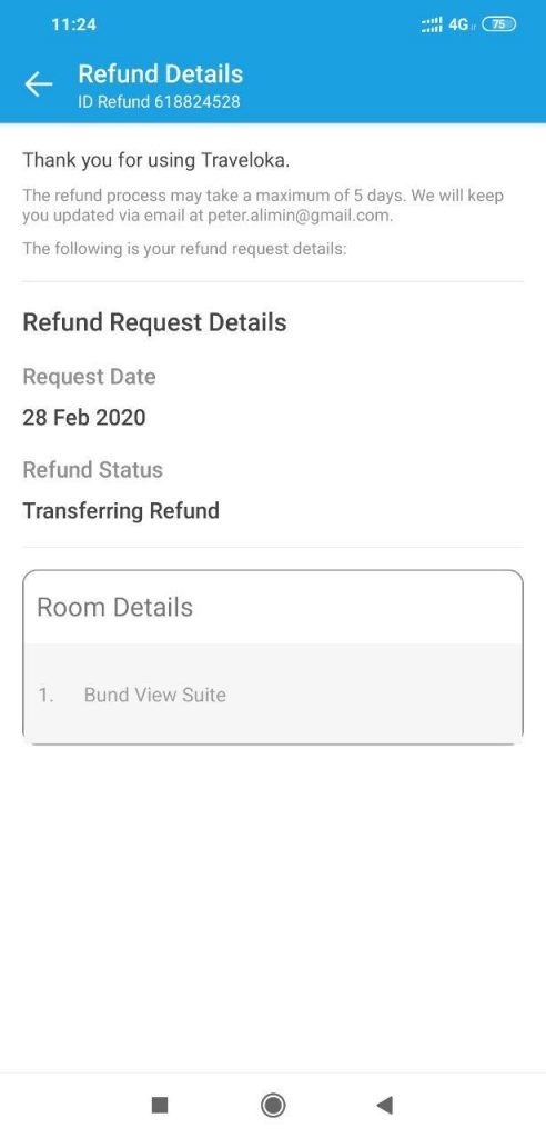 Cara refund tiket hotel traveloka