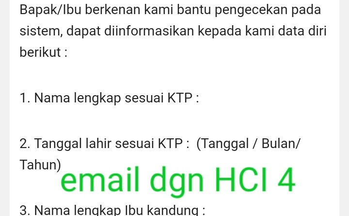 Email dengan Home Credit Indonesia 4