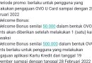 Welcome Bonus BRI OVO U Card Tidak Diberikan Meski Syarat Sudah Dipenuhi