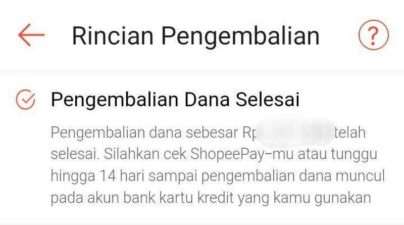 Keputusan Shopee Atas Klaim Pengajuan Pengembalian Barang Dan Dana ...