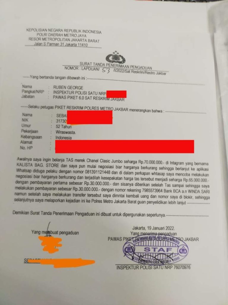 Kecewa Dengan HaloBCA, Terkait Laporan Kriminalitas Sesama BCA