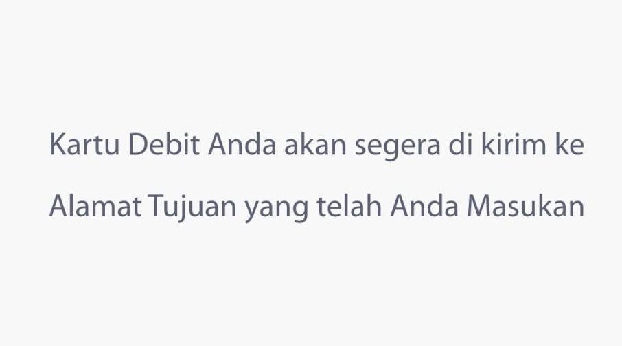 Buka Rekening Online Bank Mandiri, Kartu Debit Tidak Dikirim Sesuai