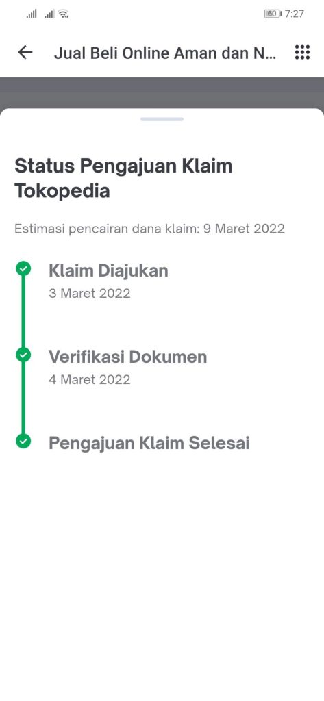 Klaim Ongkir Pengembalian Barang Tokopedia, Hampir 2 Bulan Belum Juga ...