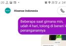 Hisense Indonesia Tidak Merespon Keluhan Customer Masalah Klaim Garansi