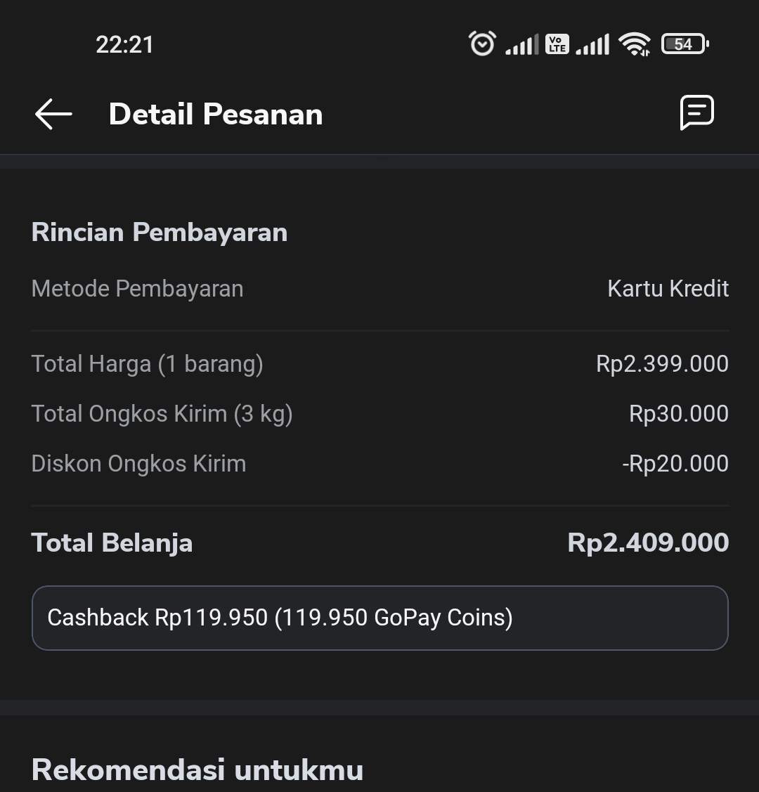 Refund Dari Tokopedia Belum Kembali Ke Limit Kartu Kredit