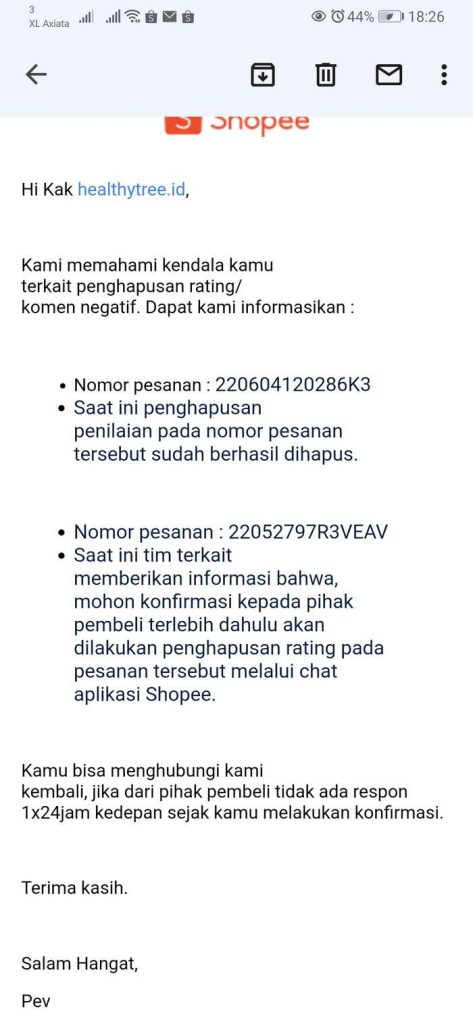 Shopee Membela Rating Buruk Dari Pembeli, Tanpa Bukti Jelas Berupa ...