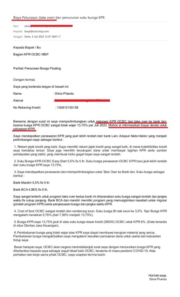Dokumen untuk Proses Pelunasan (Take Over) KPR Masih Belum Saya Terima