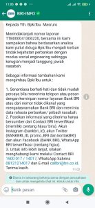 Penipuan Melalui WhatsApp Mengatasnamakan Bank BRI, Membobol Akun BRImo