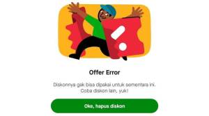 Voucher Gojek Selalu Error