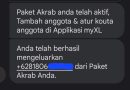 Paket Akrab XL Bermasalah Saat “Remove Member”