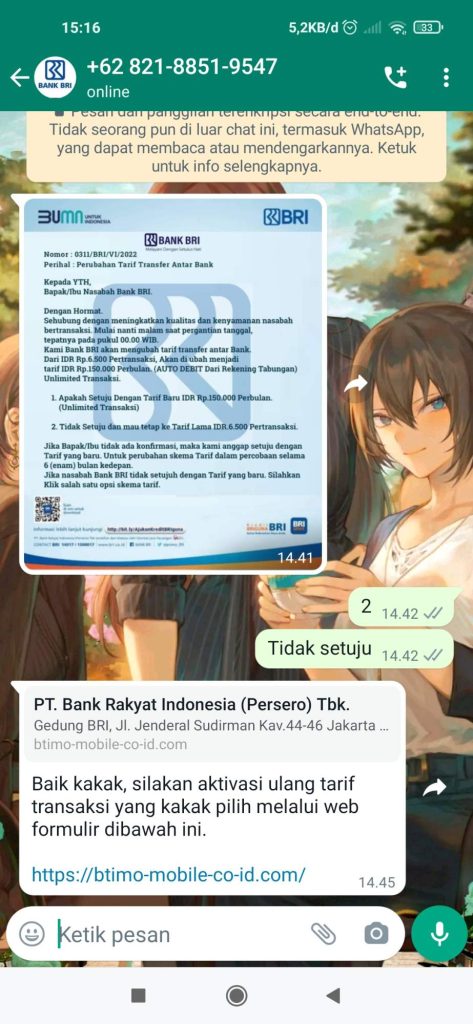 Contoh phising