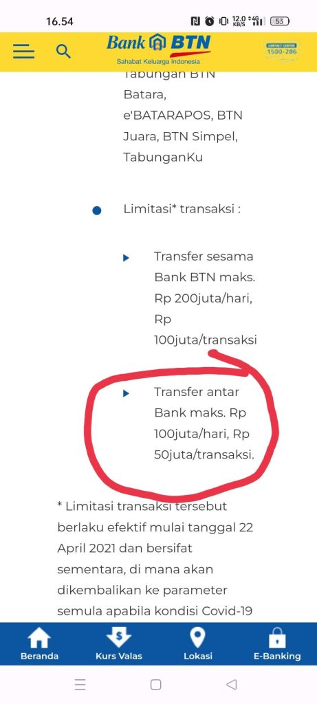 Transfer BI Fast Dari BTN Mobile Banking Ke BCA Gagal, Tapi Saldo Berkurang