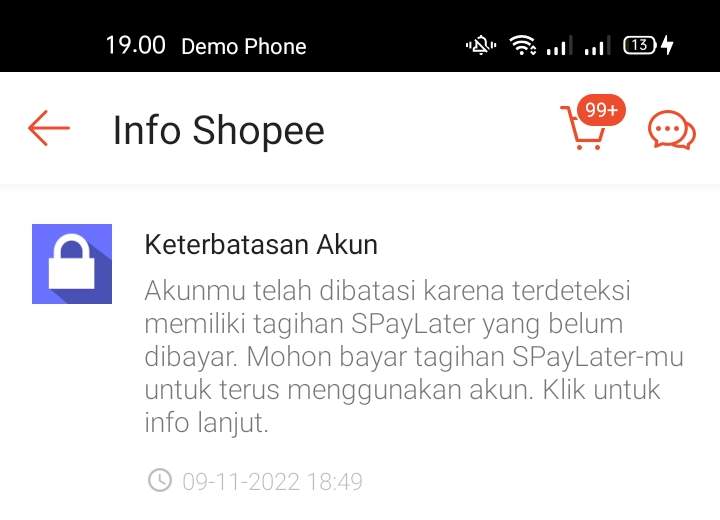 Sudah Bayar Tagihan Spaylater Tapi Akun Shopee Malah Dinonaktifkan Sudah Bayar Tagihan Spaylater Tapi Akun Shopee Malah Dinonaktifkan