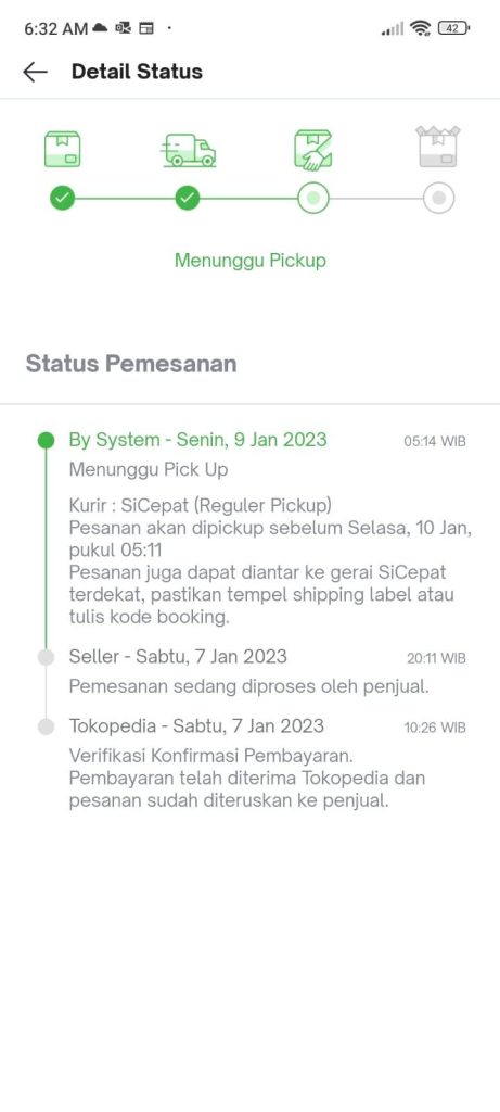 Pesanan Di Tokopedia, 3 Hari Tidak Ada Yang Pickup, Drop Off Juga ...