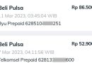 Beli Pulsa Telkomsel via LinkAja tapi Tidak Masuk