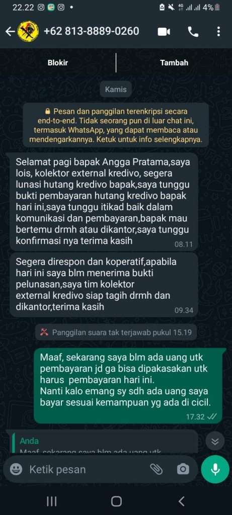 Penagihan Kredivo Dengan Cara Membuat Onar