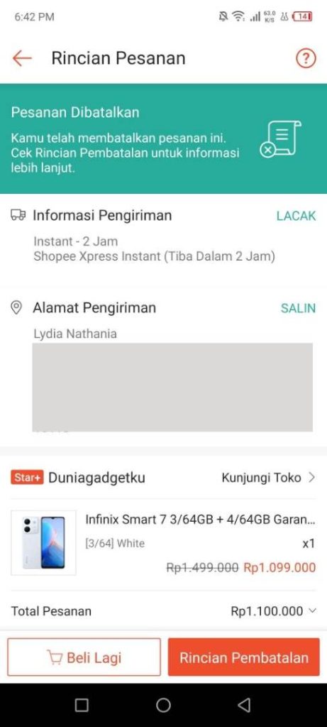 Transaksi Dibatalkan, Tapi Masih Ditagih Oleh Kredivo Dan Tidak Ada ...