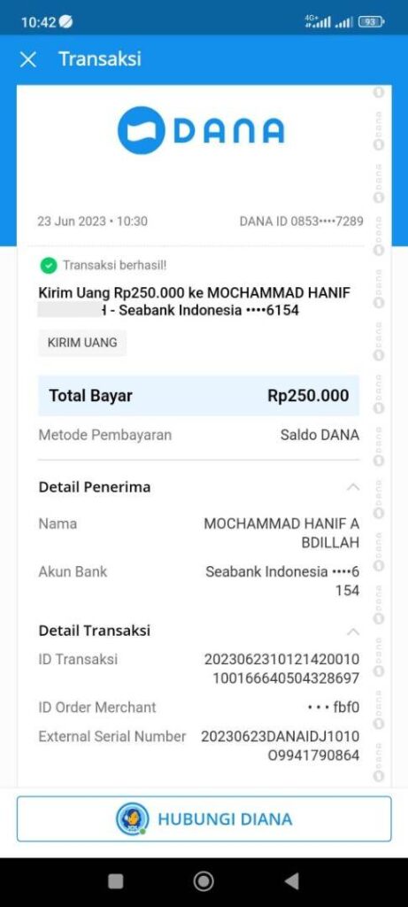 Transfer Dari Dana Ke Seabank Keterangannya Sukses Tapi Saldo Tidak