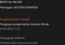 Pengembalian Dana TOP UP Saldo Brizzi Ditolak Shopee