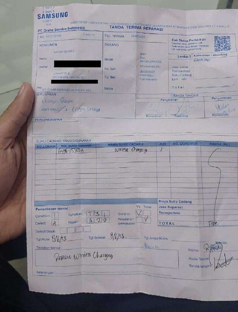 Kecewa dengan Pelayanan Samsung Service Center Mangga Dua Square dan