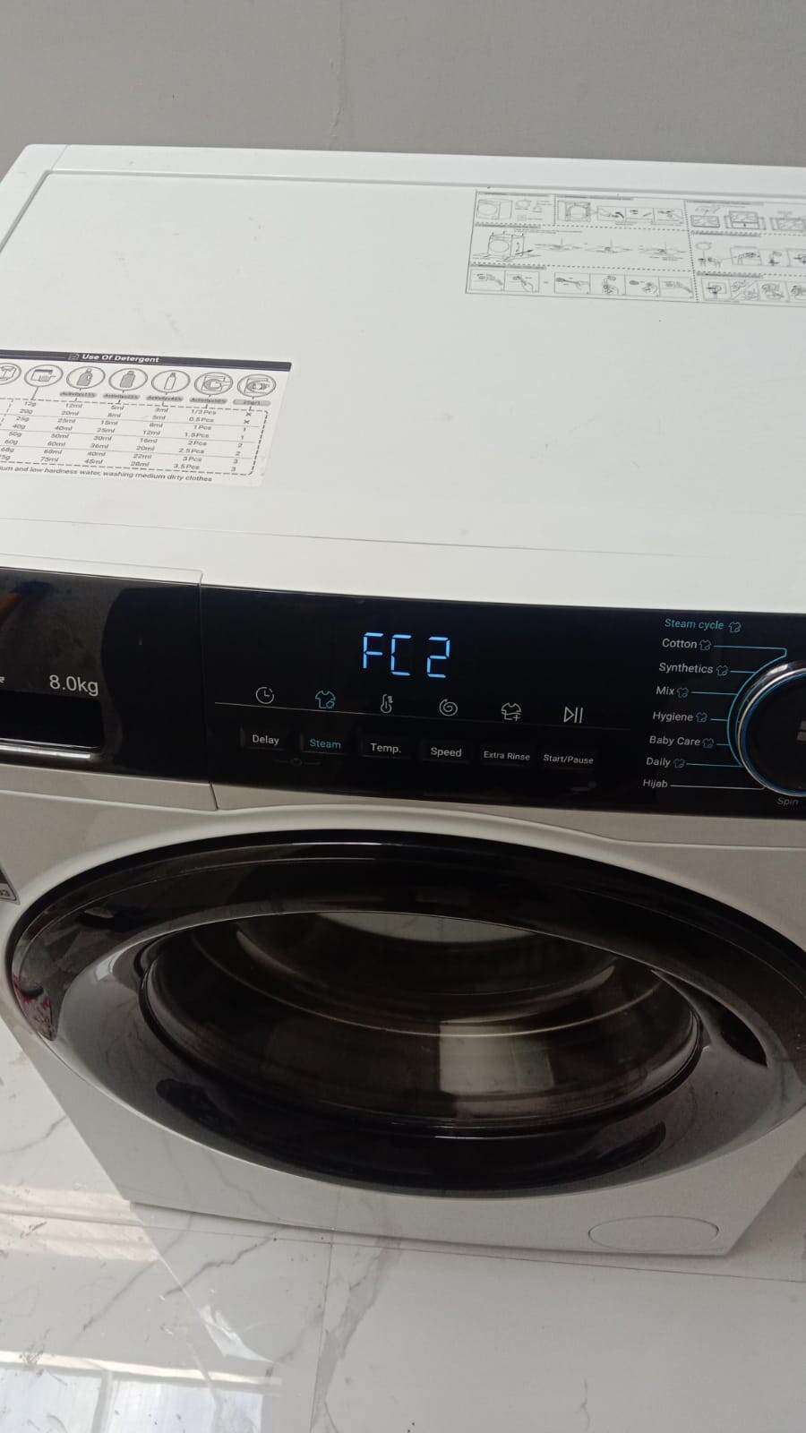 Mesin cuci rusak baru pakai 1 minggu. Servis nya lama
