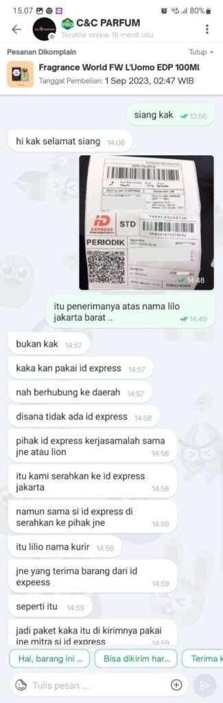 Masalah Pengiriman Kurir Rekomendasi Tokopedia