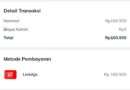 Pending Transaksi QRIS Menggunakan LinkAja