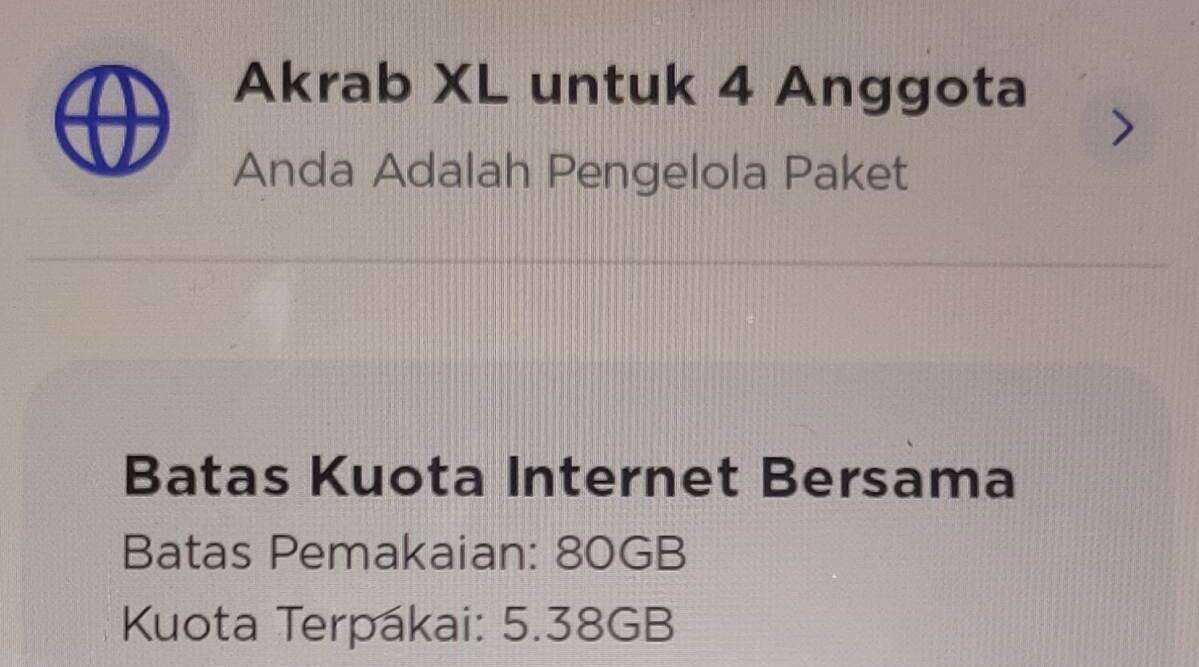 Perpanjangan Paket Akrab XL Bermasalah