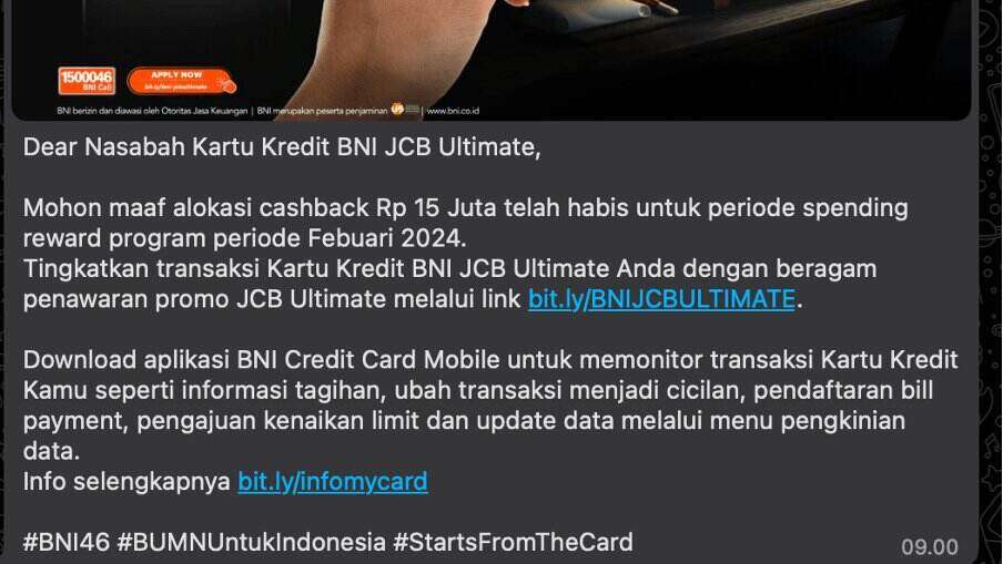 Kekecewaan terhadap Program "Spending Reward", Bonus", dan