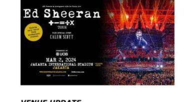 Sangat Kecewa dengan Keputusan Secara Sepihak dari Penyelenggara Konser Ed Sheeran di Jakarta yang Mengubah Venue Konser Secara Sepihak