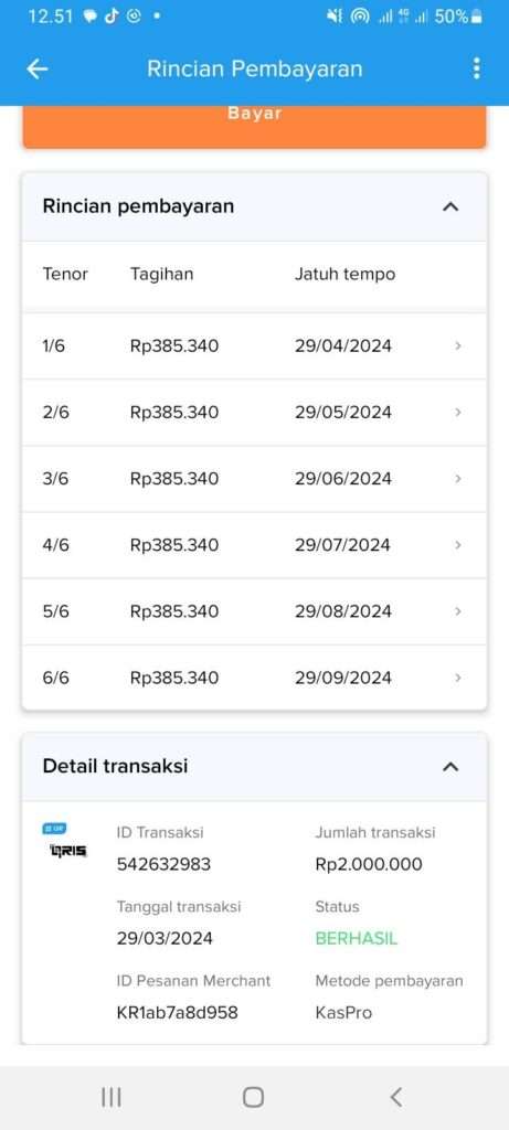 Transaksi QRIS Di Kredivo Yang Berhasil Tapi Tidak Masuk Ke Merchant ...