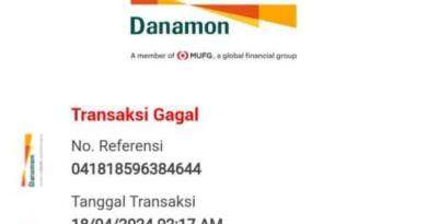 Pembayaran Scan QR Bank Danamon Status Gagal tapi Limit Terpotong
