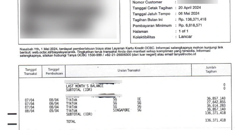 Kartu Kredit yang Tidak Diaktivasi Bisa Dibobol Hingga Rp136 Juta dan Rp46 juta!