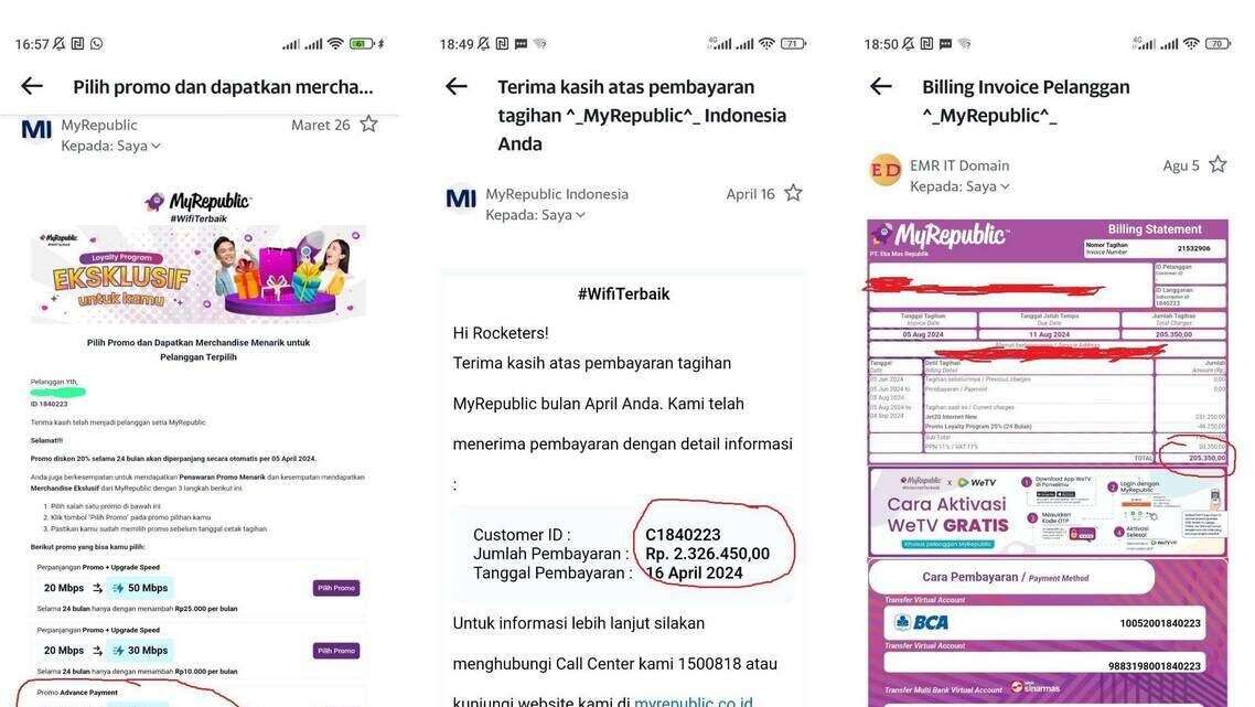 MyRepublic Mengabaikan Uang Langganan 1 Tahun yang Sudah Saya Bayarkan ...