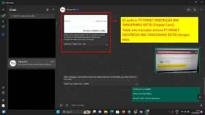 Screenshot WhatsApp percakapan saya dengan Customer Service PT.FINNET INDONESIA BNI TANGERANG KOTID yang saya email ke 14041@cimbniaga.co.id (CIMB NIAGA Customer Service),