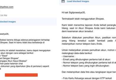 Shopee Melakukan Pemblokiran Akun Pelanggan Secara Sepihak Tanpa Alasan yang Jelas