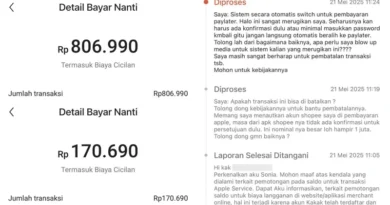 Limit SPayLater Terpotong Begitu Saja Tanpa Konfirmasi, Nominal Hampir 1 Juta Rupiah Hilang