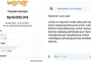 Salah Transfer ke Sesama Rekening BNI