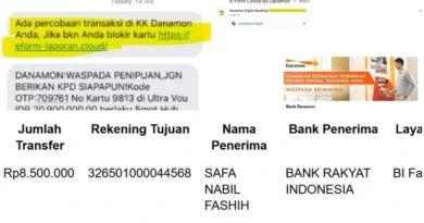 Kasus Penipuan dan Pembobolan Rekening Melalui Channel Resmi Bank Danamon