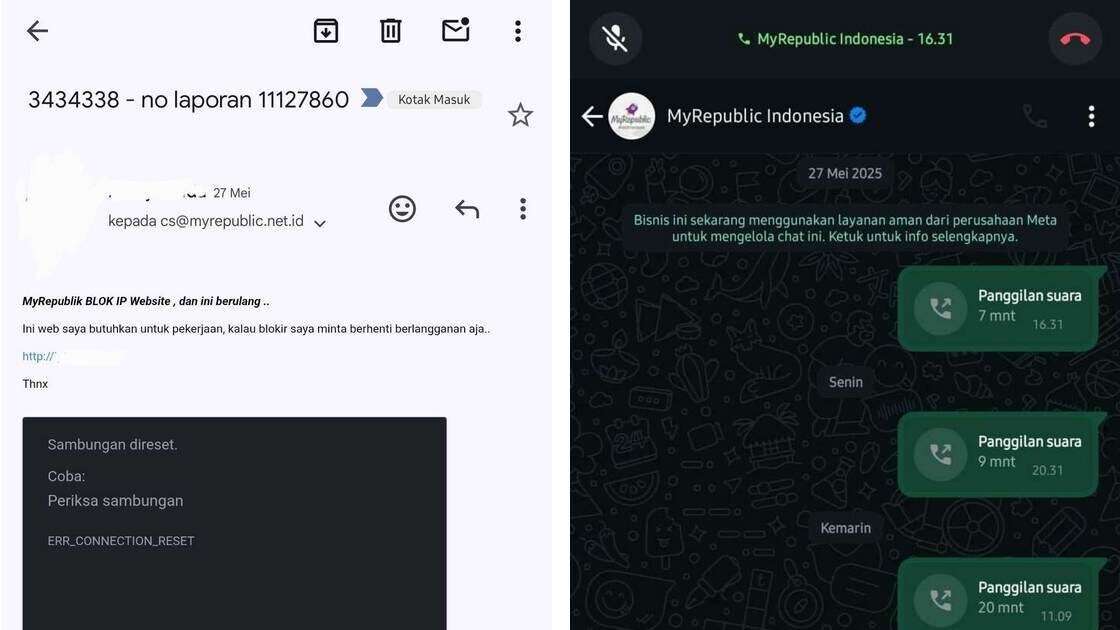 CS MyRepublic Lambat dan Tidak Membantu