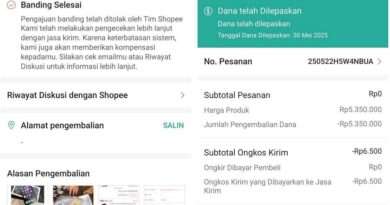 Banding Ditolak, Uang Rp5,3 Juta Hilang, Shopee Hanya Beri Kompensasi Rp6.500